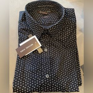 Mens Michael Kors Collard /Button Down Shirt/ Slim Fit